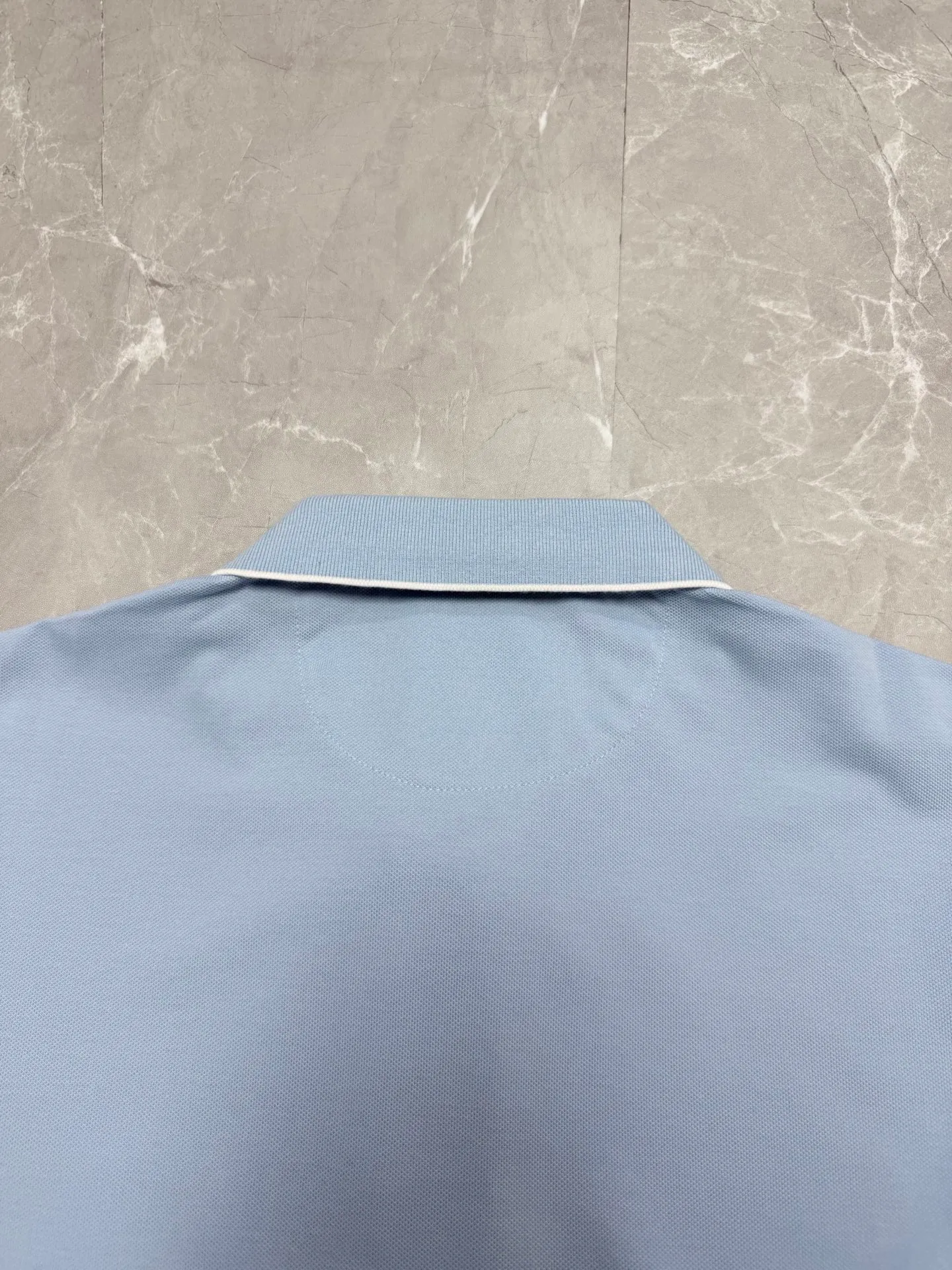 150BC 26New Arrival embroidered solid color short-sleeved button-down polo shirt, high version. Size: S.M.L.XL.XXL.